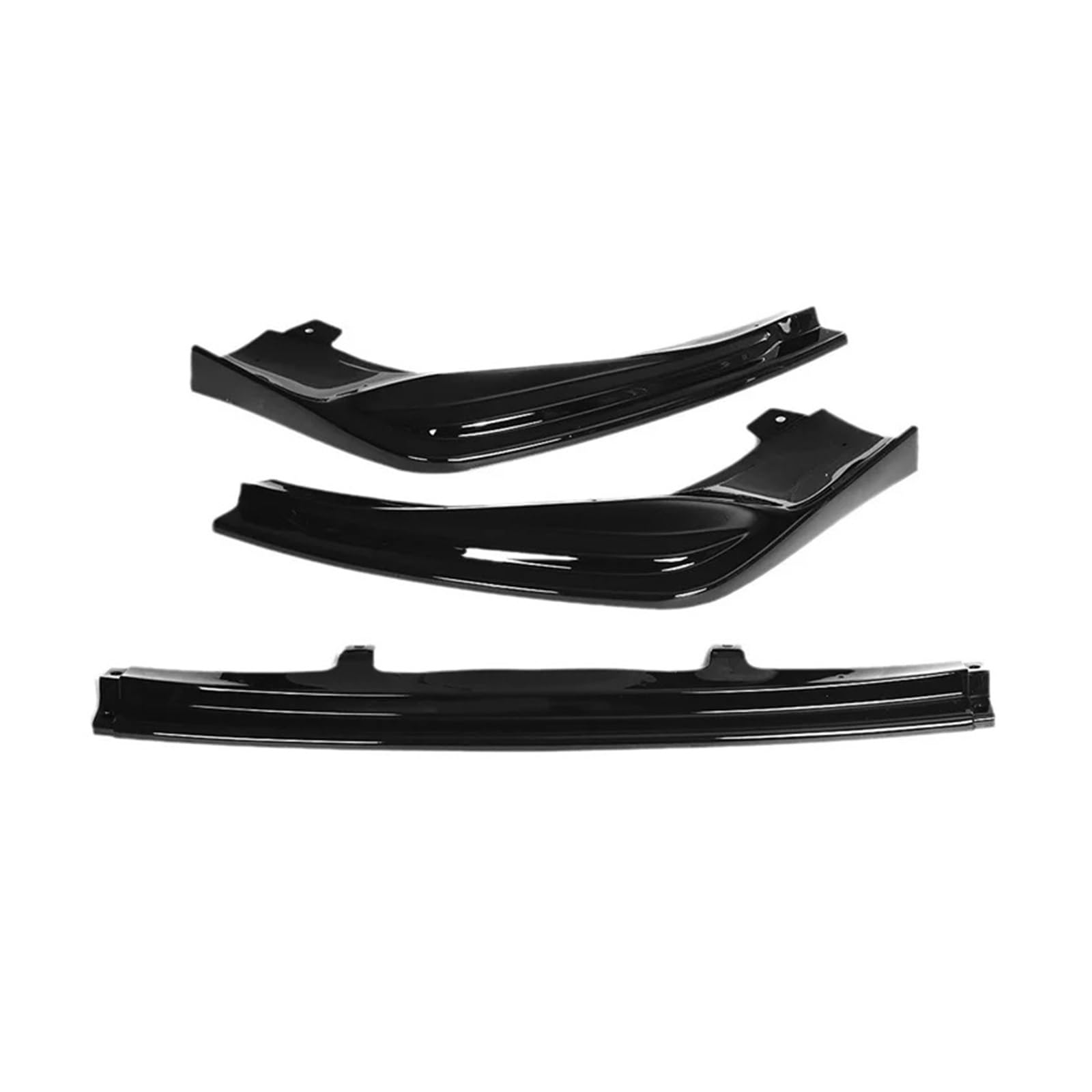 DACOLWZING Auto Front Stoßstange Lip Diffusor Spoiler Splitter Kompatibel for Lexus IS250/350/200T/300 AWD F-Sport Modell 2014 2015 2016 3PCS Body Kits(Glossy Black) von DACOLWZING