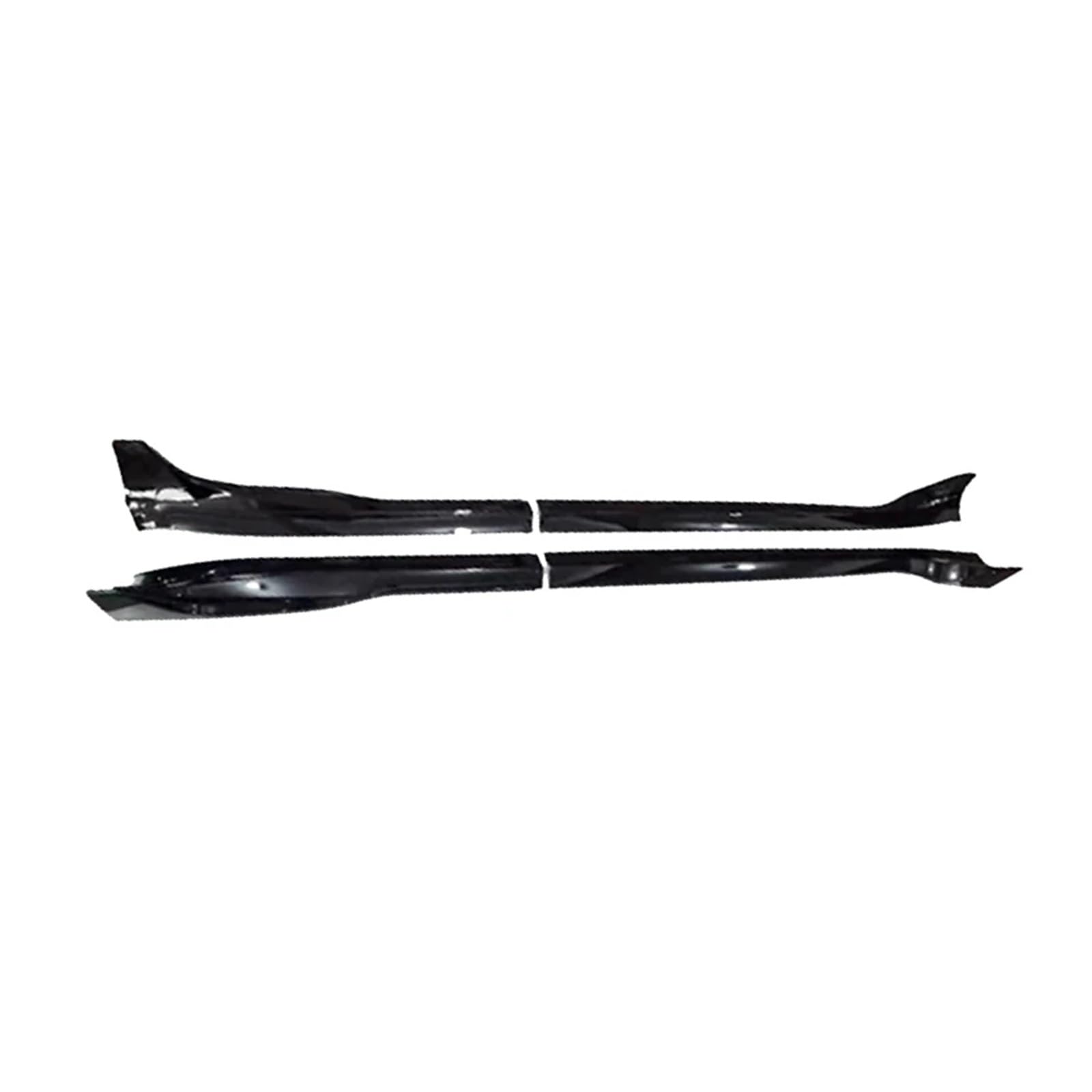 DACOLWZING Auto Front Stoßstange Lippe Kinn Diffusor Body Kit Spoiler Deflektor Vorne Hinten Seite Rock Kompatibel for Tesla Modell 3 Modell Y 2017-2023(3 side skirts abs) von DACOLWZING