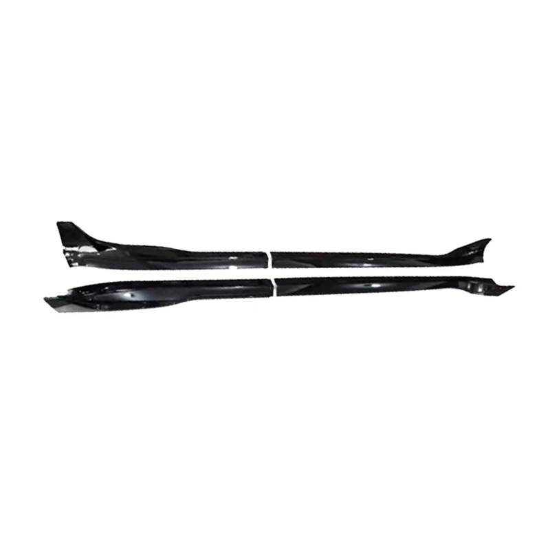 DACOLWZING Auto Front Stoßstange Lippe Kinn Diffusor Body Kit Spoiler Deflektor Vorne Hinten Seite Rock Kompatibel for Tesla Modell 3 Modell Y 2017-2023(3 side skirts abs) von DACOLWZING