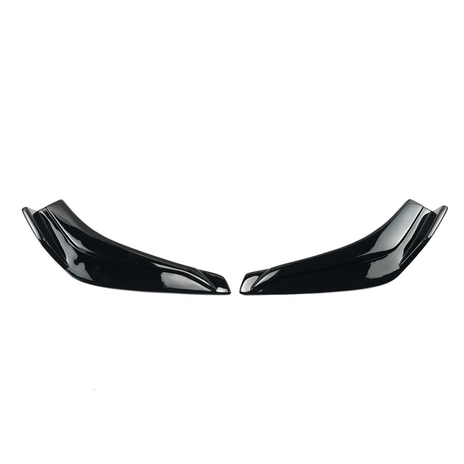 DACOLWZING Auto Front Stoßstange Splitter Spoiler Seite Winglet Ecke Kompatibel for Lexus is300 is350 is500 F Sport 2021-2024 Glänzend Schwarz EIN Paar(Glossy Black) von DACOLWZING