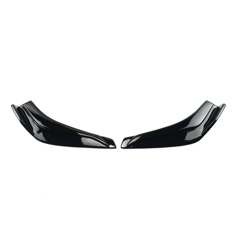 DACOLWZING Auto Front Stoßstange Splitter Spoiler Seite Winglet Ecke Kompatibel for Lexus is300 is350 is500 F Sport 2021-2024 Glänzend Schwarz EIN Paar(Glossy Black) von DACOLWZING
