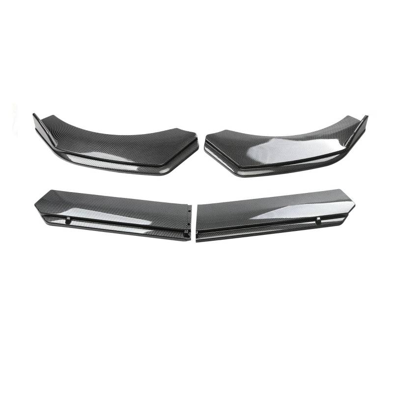 DACOLWZING Auto Frontstoßstange Kinn Lip Spoiler Body Kits Splitter Rock Diffusor Schutzabdeckungen Kompatibel for Mazda CX-5 CX-3 CX-9(Carbon Fiber) von DACOLWZING
