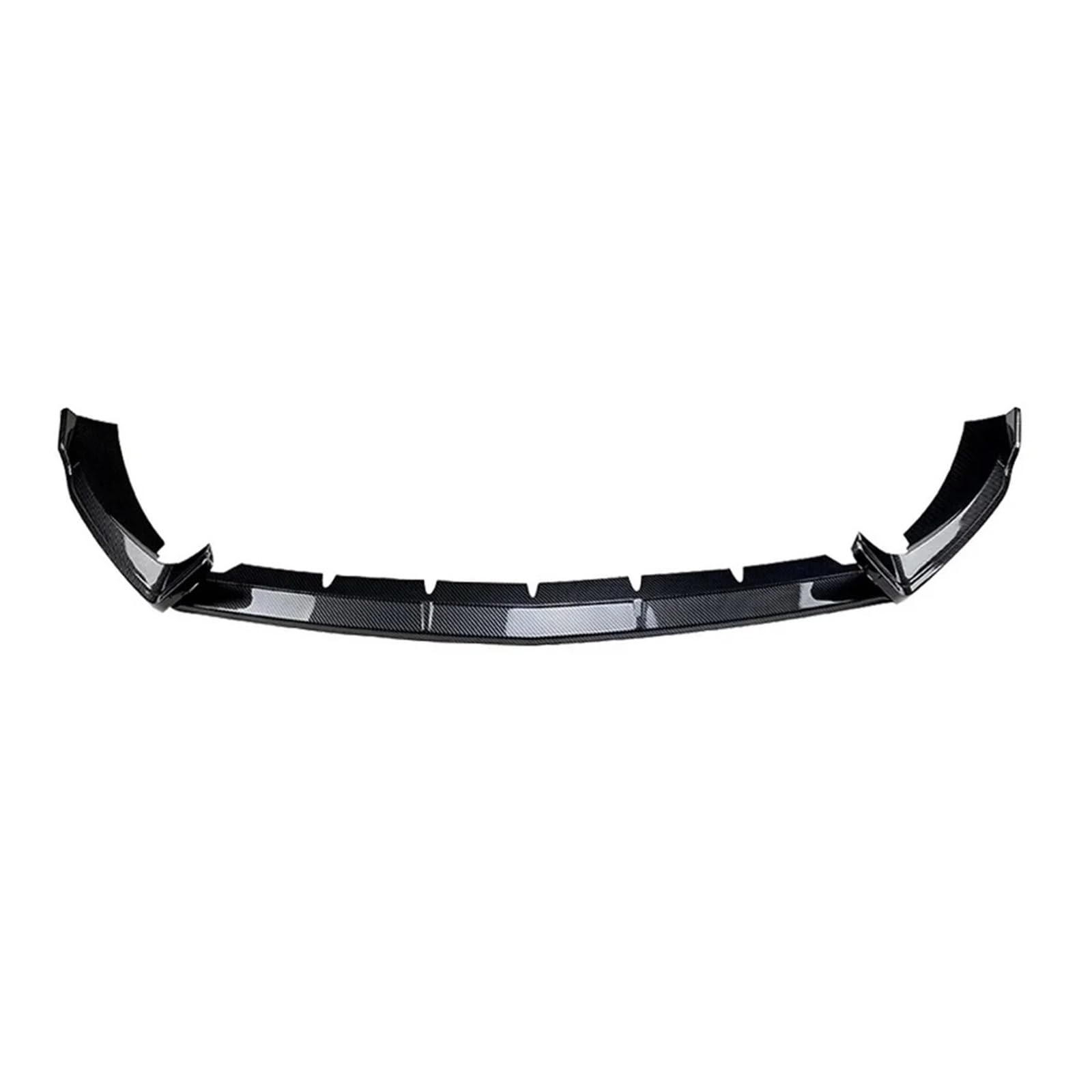 DACOLWZING Auto Frontstoßstange Lip Lower Spoiler Diffusor Splitter Body Kit Schutz Kompatibel for Mercedes Benz E-Klasse W213 E260 E300 AMG 2021-2023(Carbon Fiber Look) von DACOLWZING