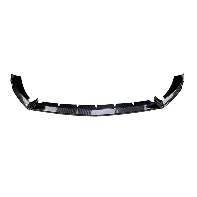 DACOLWZING Auto Frontstoßstange Lip Lower Spoiler Diffusor Splitter Body Kit Schutz Kompatibel for Mercedes Benz E-Klasse W213 E260 E300 AMG 2021-2023(Carbon Fiber Look) von DACOLWZING
