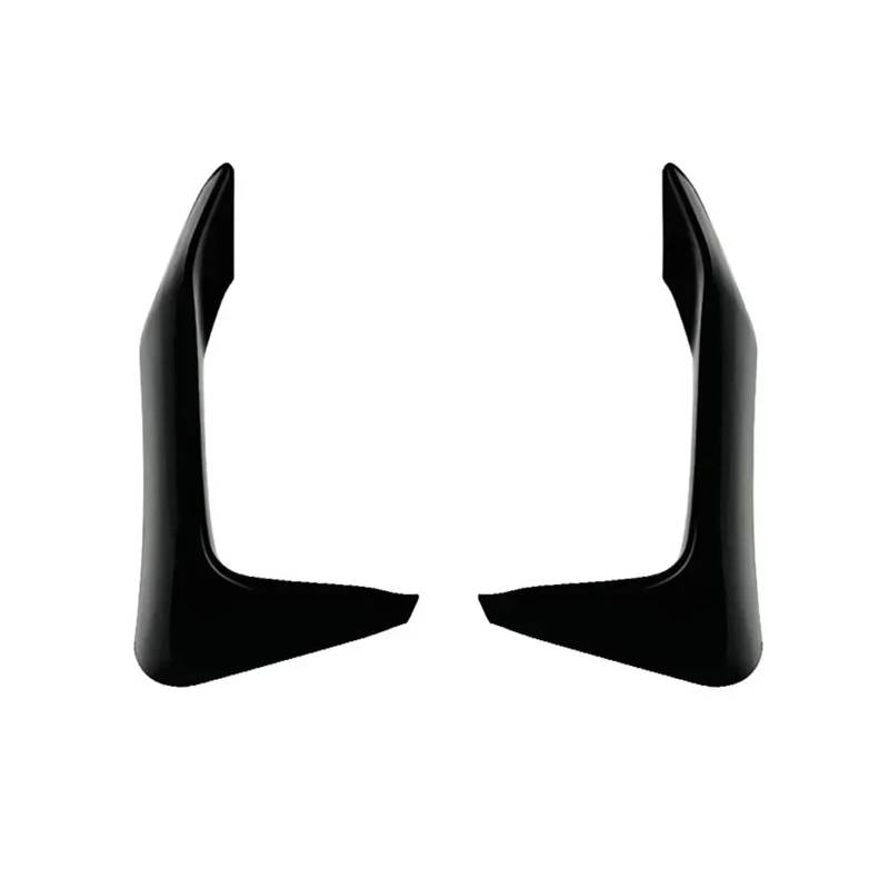DACOLWZING Auto Frontstoßstange Lip Splitter Canards Spoiler Kompatibel for BMW F80 F82 F83 M3 M4 2014-2020 Nebelscheinwerfer Lampe Augenbrauenrahmenabdeckung Glanzschwarz(Down) von DACOLWZING