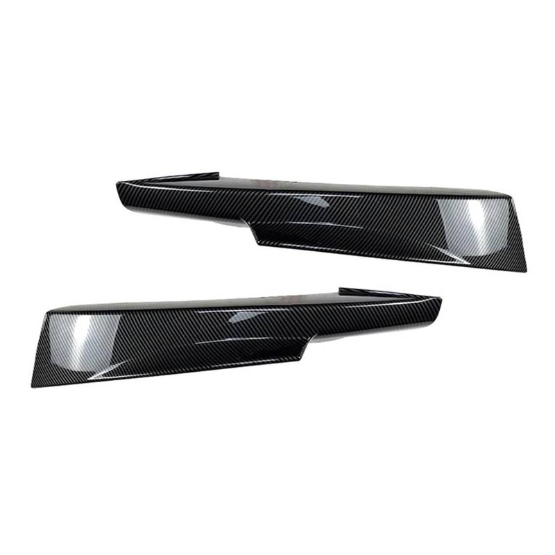 DACOLWZING Auto Frontstoßstange Lip Splitter Diffusor Body Kits Spoiler Stoßstange Schutz Protector Kompatibel for BMW 3 Serie E90 E91 LCI M Sport 2009-2012(Carbon Look Splitter) von DACOLWZING