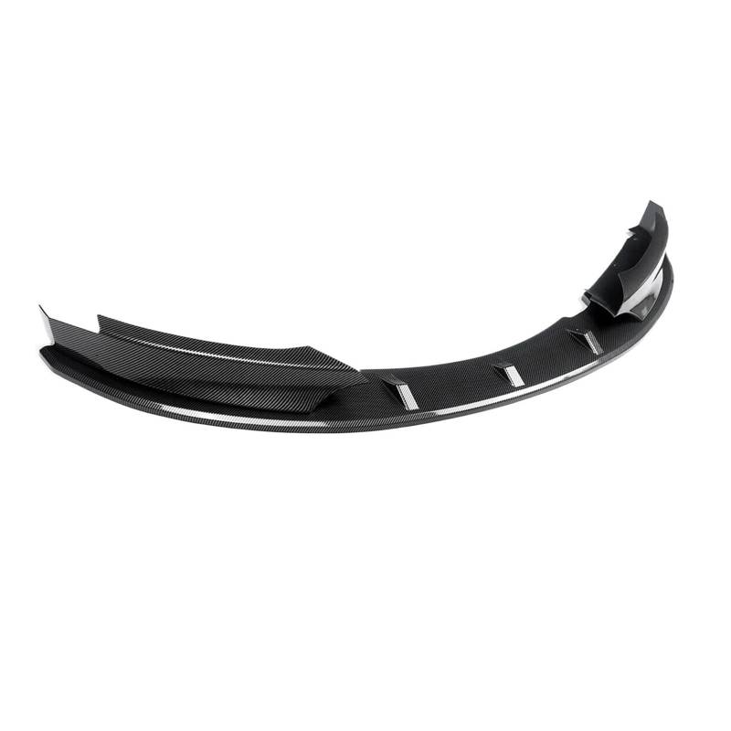 DACOLWZING Auto Frontstoßstange Lip Splitter Diffusor Spoiler Protector for BMW 1 Series E82 M Sport 2007-2013 Glänzend Schwarz Carbon Faser Look(Carbon Fiber Look) von DACOLWZING