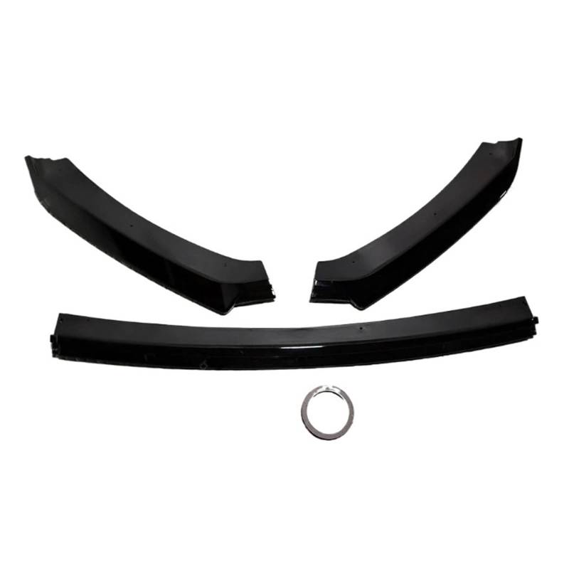 DACOLWZING Auto Frontstoßstange Lip Splitter Kompatibel for Seat Leon MK3 MK3.5 2012-2019 Bodykits Tuning Spoiler Glanz Schwarz Zubehör ABS(MK3.5 Gloss Black) von DACOLWZING