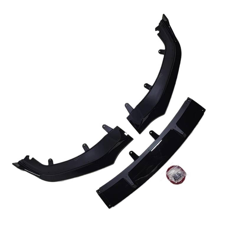 DACOLWZING Auto Frontstoßstange Lip Splitter Spoiler Kompatibel for BMW 8 Series G14 G15 G16 840i 840d M850i ​​M-Sport 2018-2024 Gloss Black Bodykits Tuning(Gloss Black) von DACOLWZING