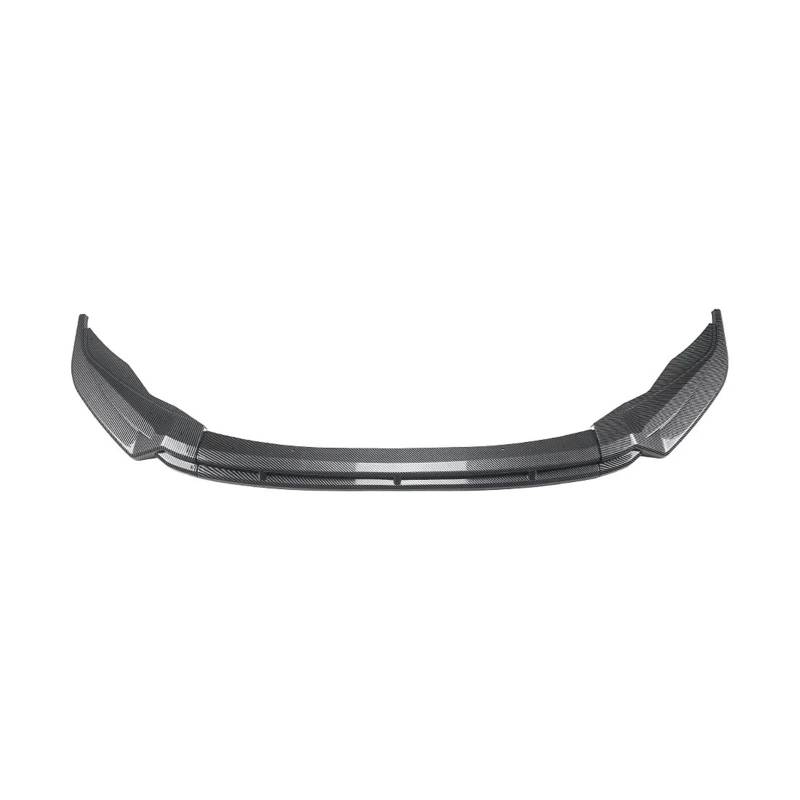 DACOLWZING Auto Frontstoßstange Lip Spoiler Diffusor Splitter Body Kit Schürzen Abdeckung Schutz Trim Kompatibel for VW Tiguan MK2 Rline 2017-2020(Carbon Fiber look) von DACOLWZING
