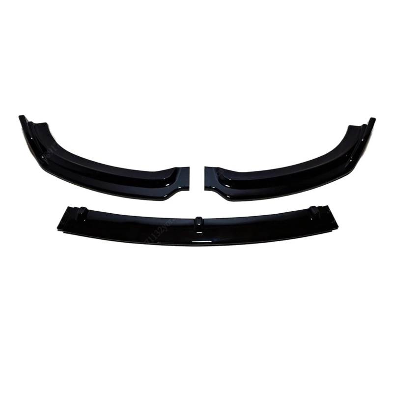 DACOLWZING Auto Frontstoßstange Lip Spoiler Splitter Diffusor Body Kit Tuning Kompatibel for BMW 3er F30 F31 2013-2019 ABS Canard Lippenschutzabdeckung(Gloss Black) von DACOLWZING
