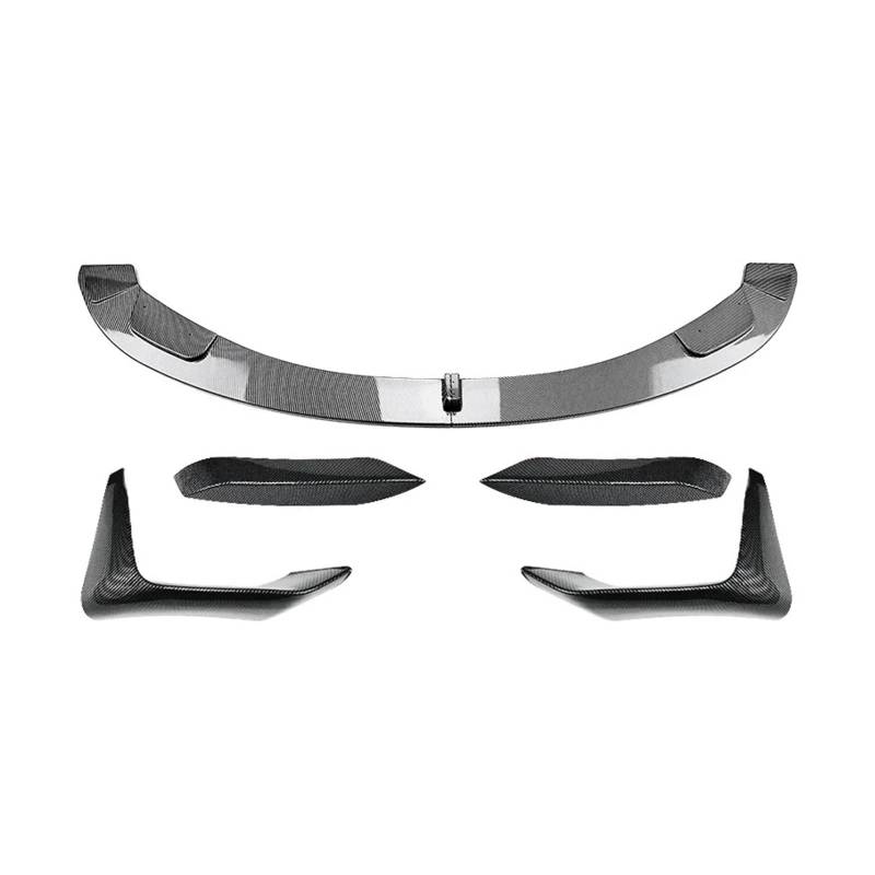 DACOLWZING Auto Frontstoßstange Lip Spoiler Splitter Stoßstange Canard Lip Splitter Body Kit Von ABS Kompatibel for BMW M3 M4 F80 F81 F82 F83 2013 Bis 2018(Dark Grey) von DACOLWZING
