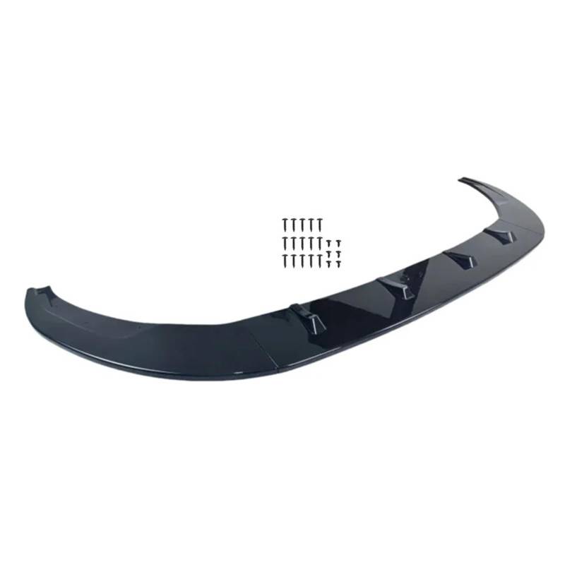 DACOLWZING Auto Frontstoßstange Lippe Kinn Spoiler Splitter Bodykit Tuning Trim Kompatibel for Audi A3 S-Linie S3 8Y TDI TFSI Limousine/Sportback 2021-2024(Glossy Black) von DACOLWZING
