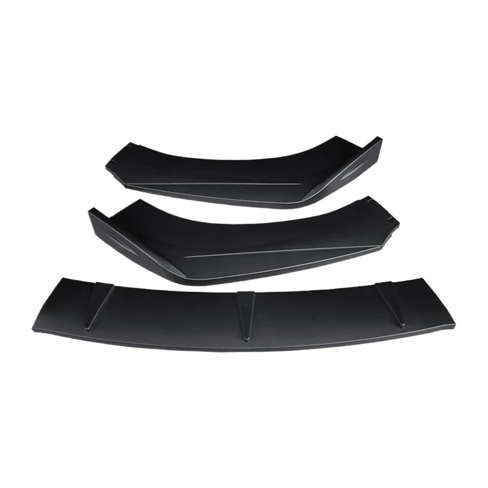DACOLWZING Auto Frontstoßstange Splitter Lip Body Kit Spoiler Diffusor Schutz Protecor Abdeckung Trim Zubehör ABS Kompatibel for VW Passat B7 2011-2015(Matte Black) von DACOLWZING