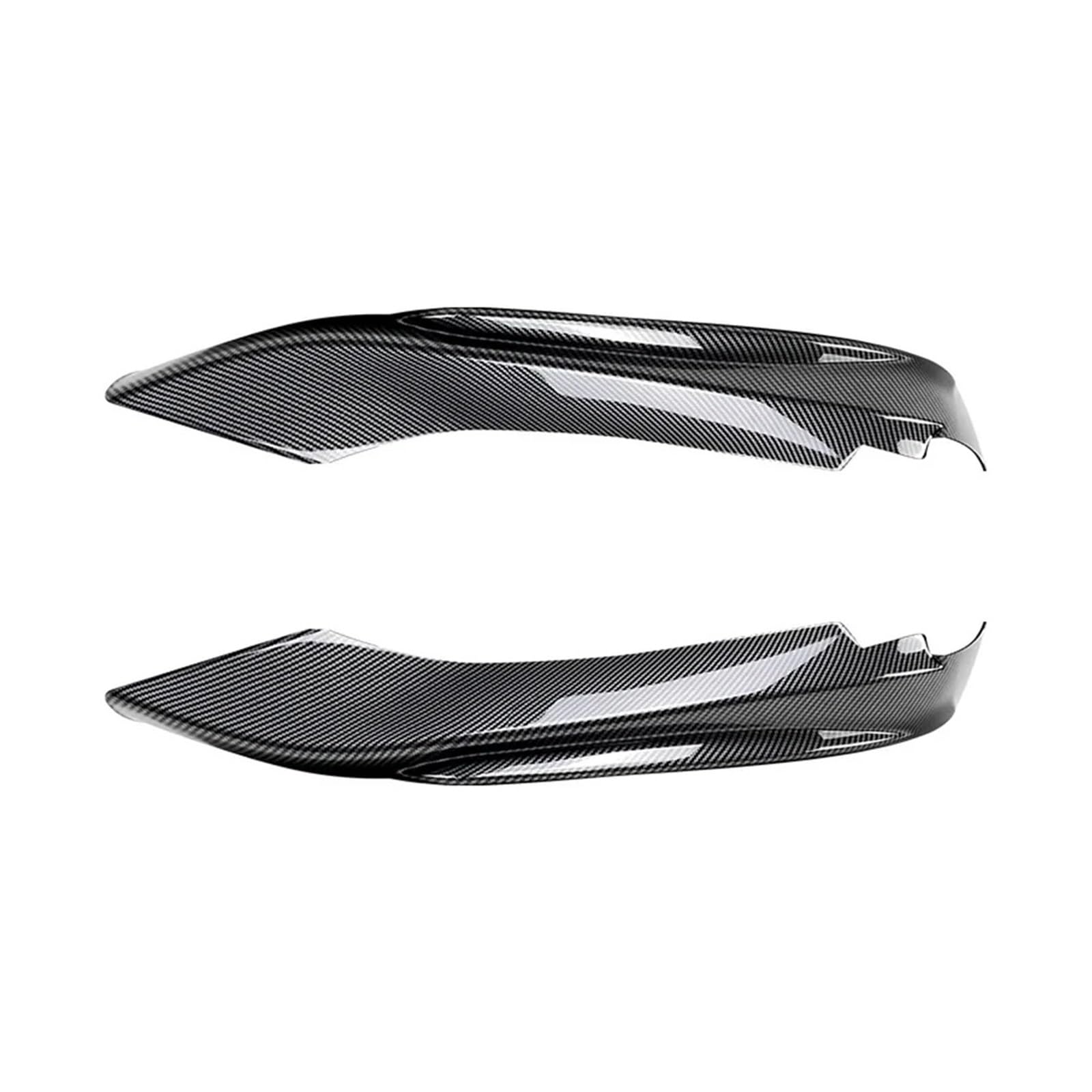 DACOLWZING Auto-Frontstoßstangen-Diffusor, Seitensplitter, kompatibel mit BMW F32 F33 F36 4er-Serie 420i 425i 430i 440i M440i 2014–2020, M-Tech-Diffusor-Tuning(Carbon Look) von DACOLWZING