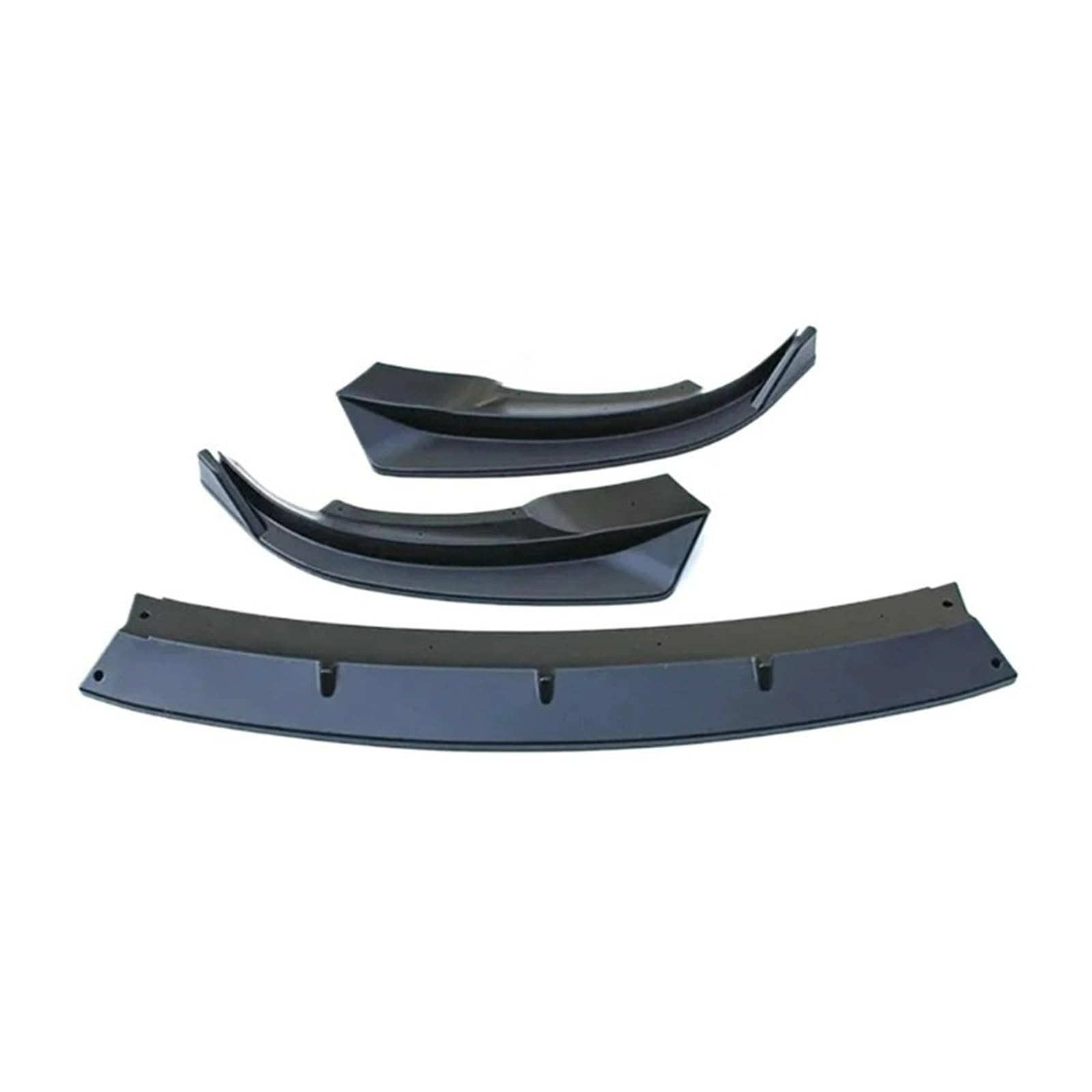 DACOLWZING Auto-Frontstoßstangenlippe, Deflektor, Splitter, Kinn, Diffusor, Spoiler, Tuning, 3-teilig, kompatibel mit Tesla Model Y 2020–2024, schwarzes Bodykit, Zubehör(Matte Black) von DACOLWZING