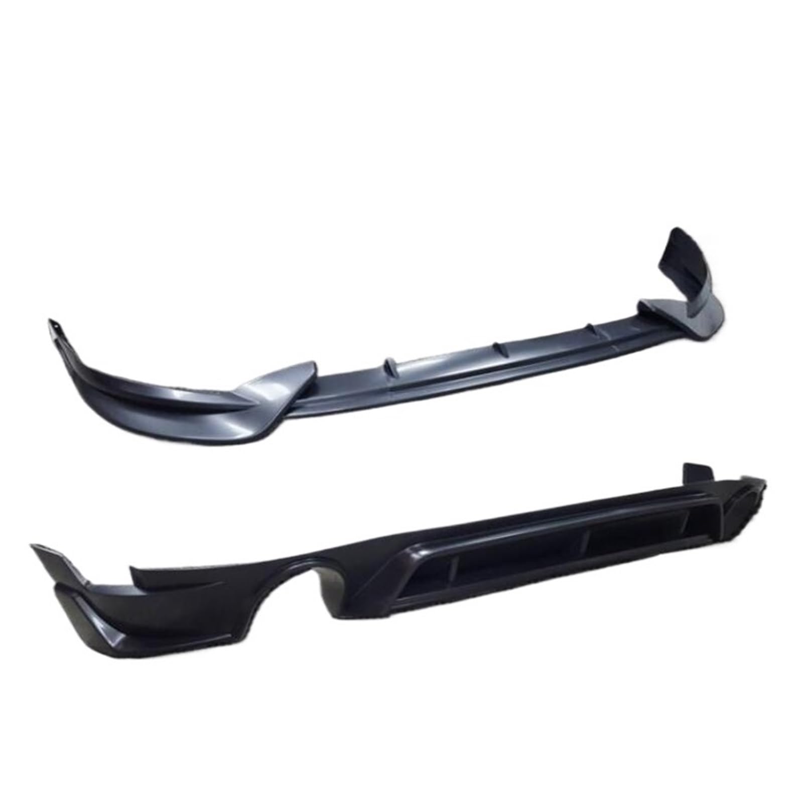 DACOLWZING Auto-Frontstoßstangenlippe, Heckdiffusor, Spoiler, Seitenschweller, kompatibel mit Mazda 3 – Axela Schrägheck 2020 2021 2022 2023, schwarzes PP-Bodykit(Body Kit A) von DACOLWZING