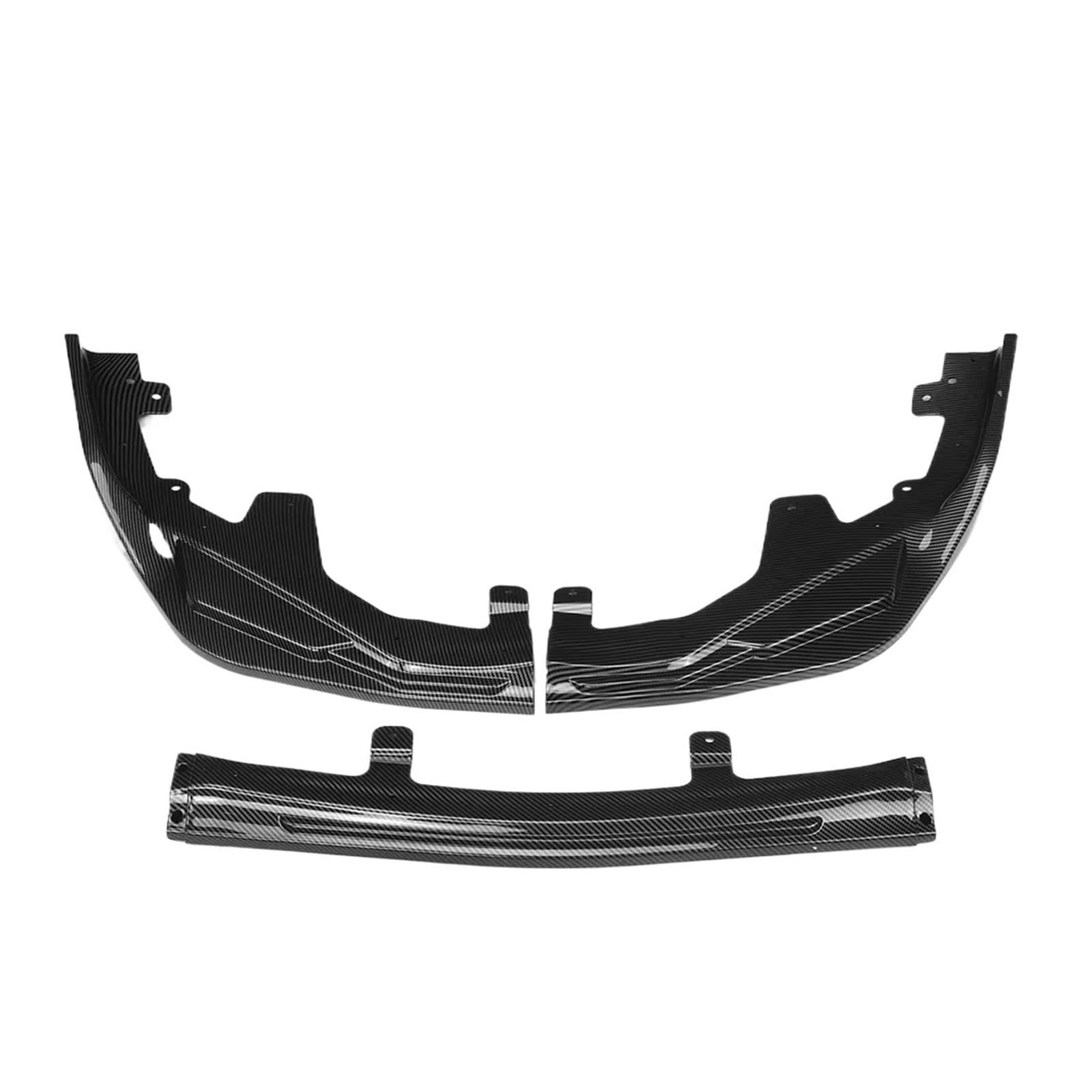 DACOLWZING Auto-Frontstoßstangensplitter, Lippendiffusor, Schutzkörper-Kit, Frontspoilerabdeckung, kompatibel mit Lexus GS GS350 GS450H 2016 2017 2018 2019 2020(Carbon Fiber Look) von DACOLWZING