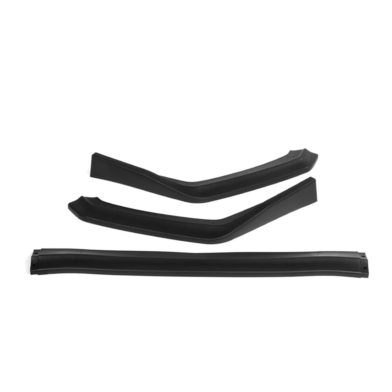 DACOLWZING Auto-Frontstoßstangensplitter, Lippenschutz, Kinnspoiler, Diffusor, Stoßstangen-Bodykit, kompatibel mit Subaru -WRX STI 2015 2016 2017 2018 2019, 3-teilig(Matte Black) von DACOLWZING