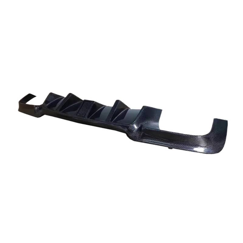 DACOLWZING Auto Heckdiffusor Stoßstangenlippe Spoiler Hinterlippe mit Licht Kompatibel for BMW F10 M5 Limousine 2010-2016 Kohlefaser von DACOLWZING