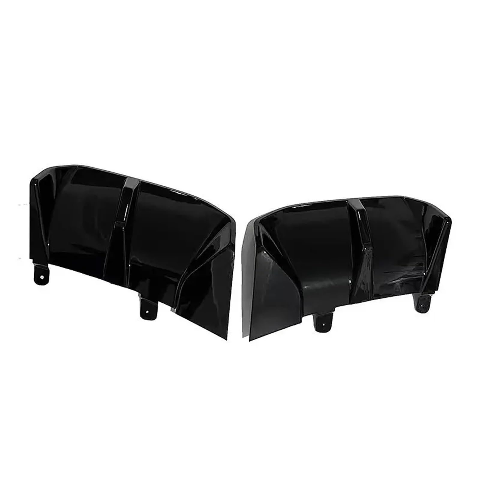 DACOLWZING Auto Heckstoßstangen-Diffusor, Lippensplitter, Spoiler, Heckstoßstangenschutz, kompatibel mit BMW ix3 G08 M Sport 2021 2022 2023 2024(Black) von DACOLWZING