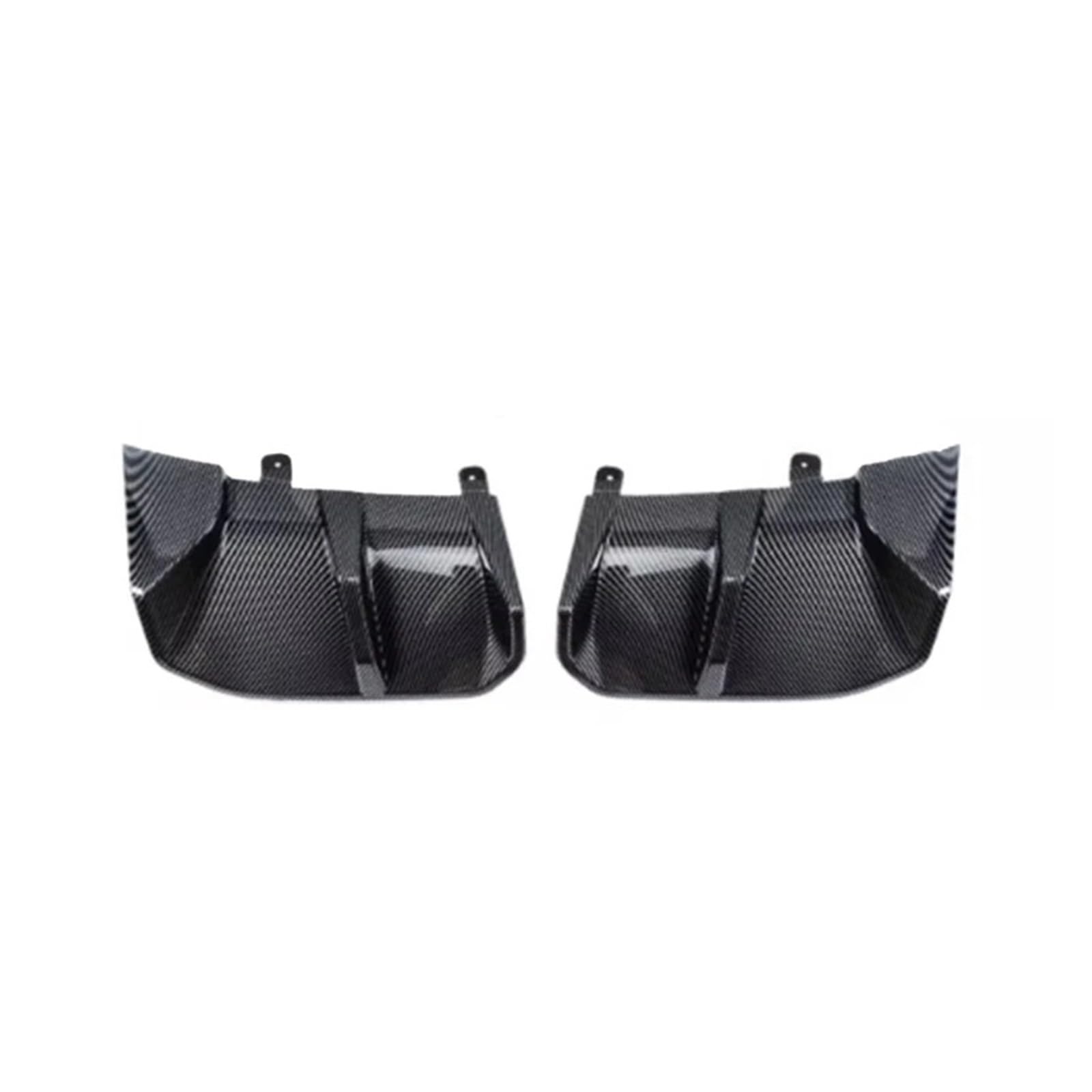 DACOLWZING Auto Heckstoßstangen-Diffusor, Lippensplitter, Spoiler, Heckstoßstangenschutz, kompatibel mit BMW ix3 G08 M Sport 2021 2022 2023 2024(Carbon Fiber look) von DACOLWZING