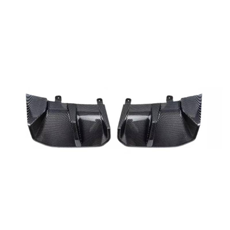 DACOLWZING Auto Heckstoßstangen-Diffusor, Lippensplitter, Spoiler, Heckstoßstangenschutz, kompatibel mit BMW ix3 G08 M Sport 2021 2022 2023 2024(Carbon Fiber look) von DACOLWZING