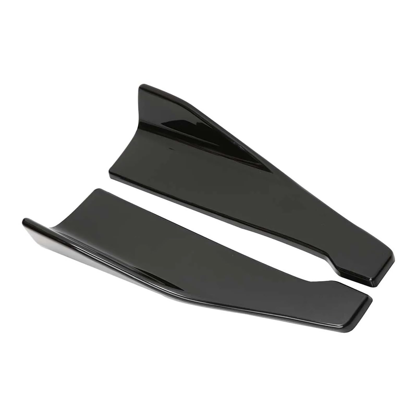 DACOLWZING Auto-Rockspoiler, Hecklippe, Seitenrock, Winglets, Diffusoren, Verlängerung, Rocker-Splitter, Eckvolant, kompatibel mit Nissan Sentra, 48 cm(Glossy Black) von DACOLWZING