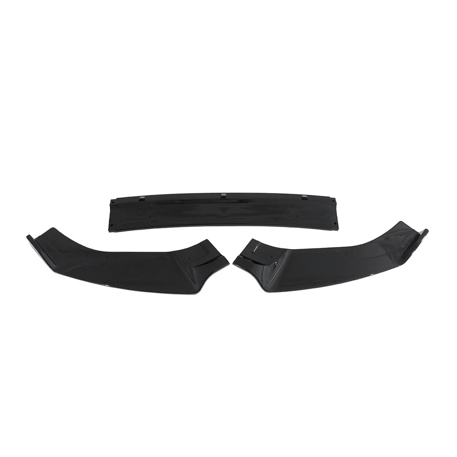 DACOLWZING Auto-Spoiler-Diffusor-Schutzabdeckung, Frontstoßstangen-Splitterlippe, kompatibel mit VW -Golf 7 Facelift MK7.5 R GTI GTD GTE 2014-2019 MAX Style(Glossy Black) von DACOLWZING