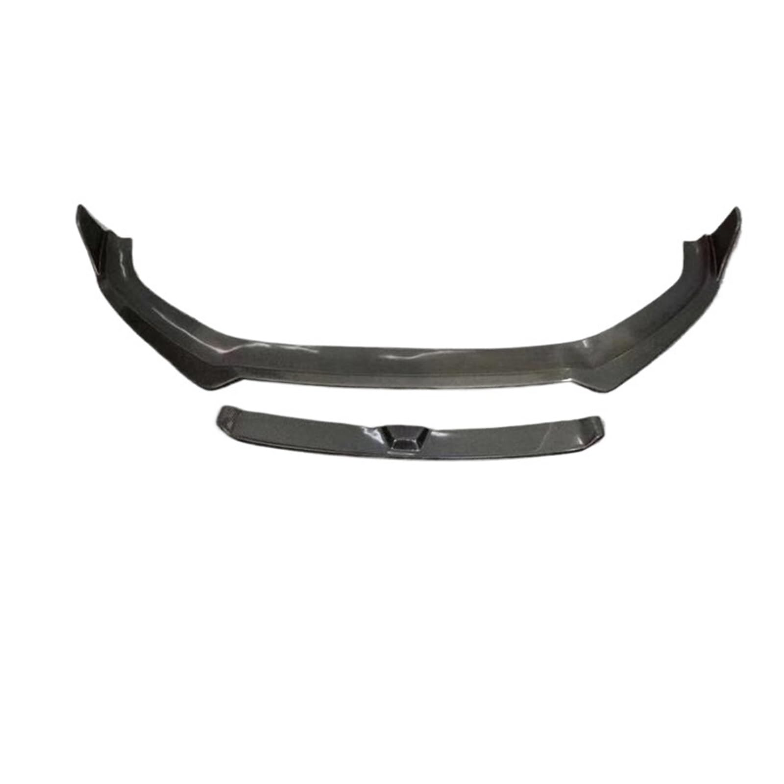 DACOLWZING Auto Stoßstange Vorne Lippe Hinten Diffusor Spoiler Seite Rock Protector Body Kit Kompatibel for Audi A5 S5 2017-2021 Carbon Faser(Front Lip) von DACOLWZING