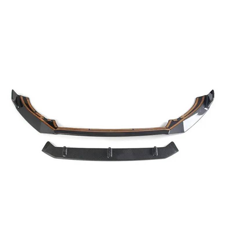 DACOLWZING Auto Stoßstange Vorne Splitter Lip Spoiler Kompatibel for VOLVO XC60 2018 2019 2020 2021 2022 2023 ABS Farbe(ABS Carbon Fiber) von DACOLWZING