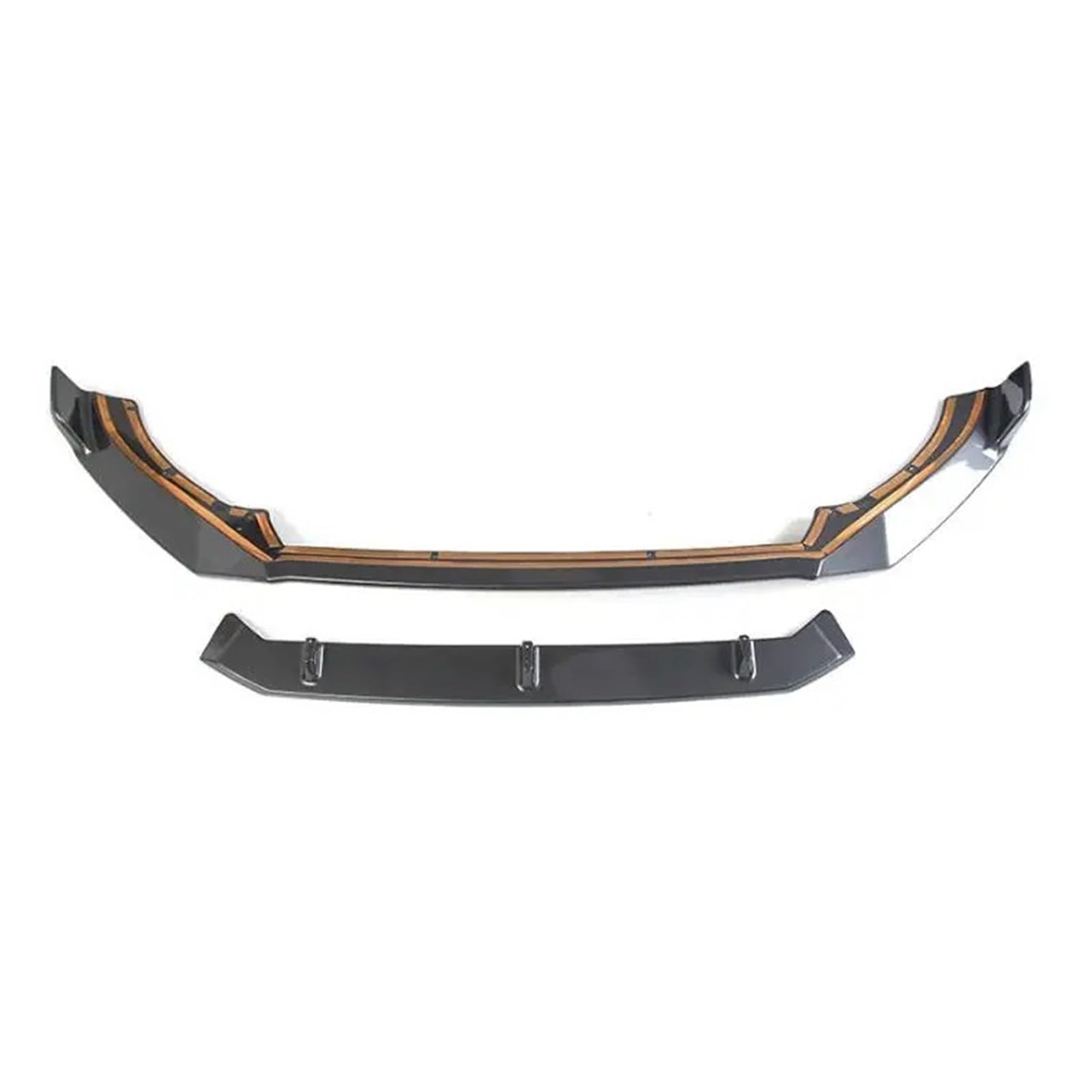 DACOLWZING Auto Stoßstange Vorne Splitter Lip Spoiler Kompatibel for VOLVO XC60 2018 2019 2020 2021 2022 2023 ABS Farbe(GRAY) von DACOLWZING