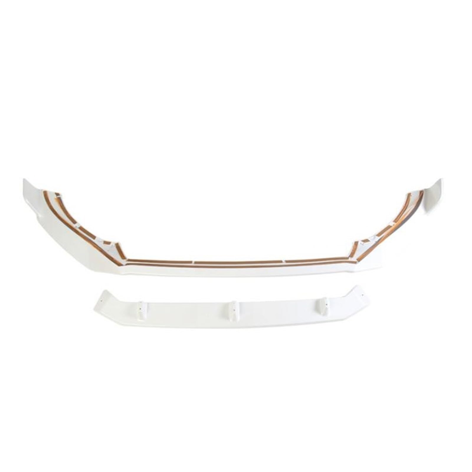DACOLWZING Auto Stoßstange Vorne Splitter Lip Spoiler Kompatibel for VOLVO XC60 2018 2019 2020 2021 2022 2023 ABS Farbe(WHITE) von DACOLWZING