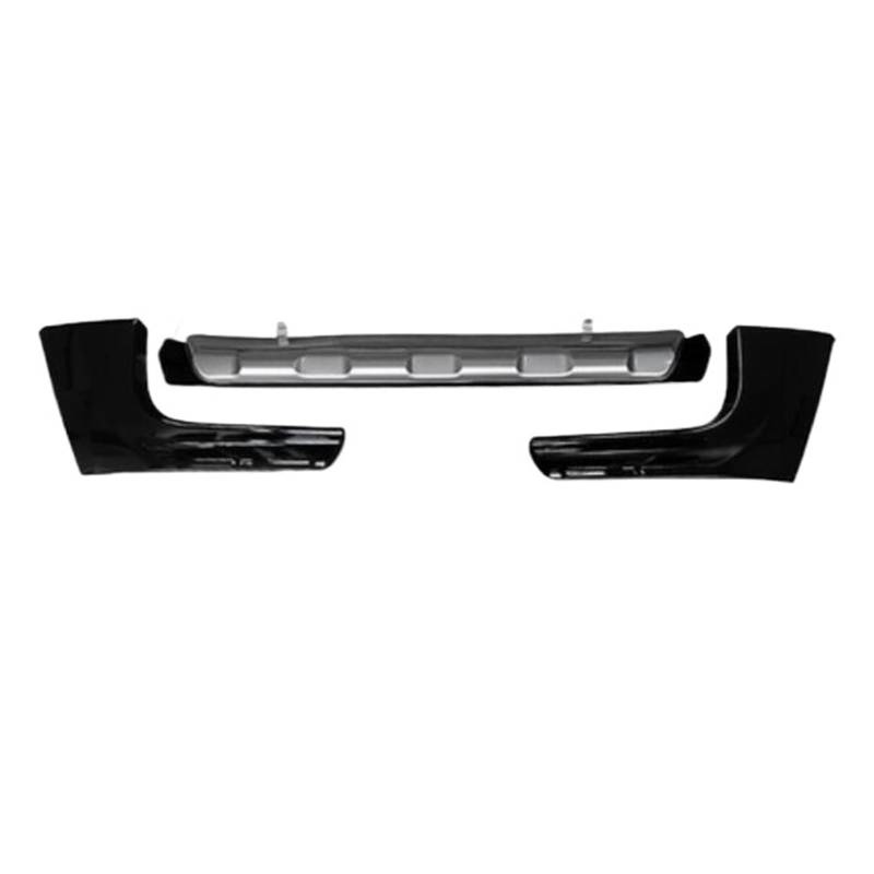 DACOLWZING Auto Vorne Hinten Stoßstange Lip Diffusor Abdeckung Seite Schürzen Kompatibel for CRV CR-V 2021 2022 + ABS Chrom Farbe(Black Front Lip) von DACOLWZING
