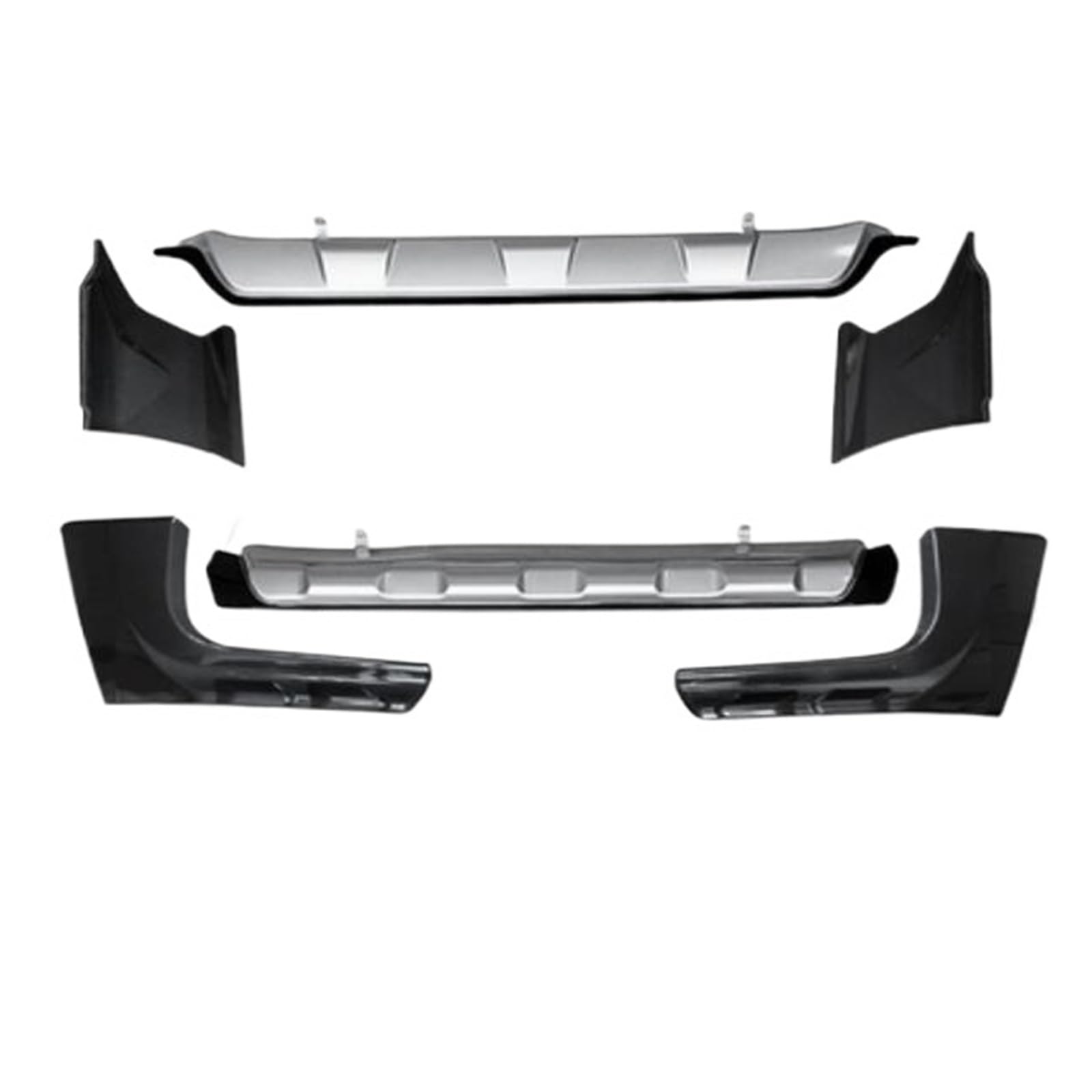 DACOLWZING Auto Vorne Hinten Stoßstange Lip Diffusor Abdeckung Seite Schürzen Kompatibel for CRV CR-V 2021 2022 + ABS Chrom Farbe(CF Body kit) von DACOLWZING