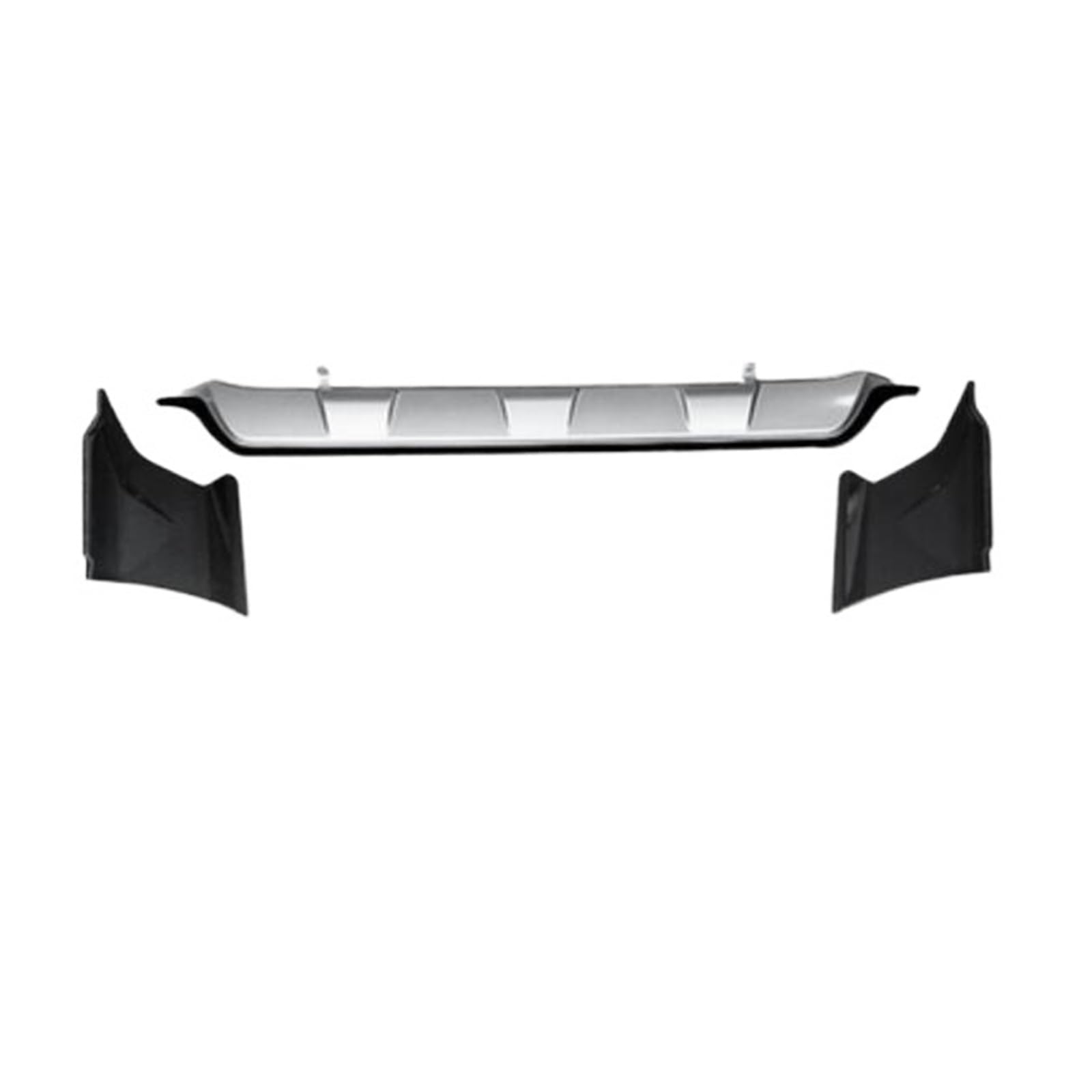 DACOLWZING Auto Vorne Hinten Stoßstange Lip Diffusor Abdeckung Seite Schürzen Kompatibel for CRV CR-V 2021 2022 + ABS Chrom Farbe(CF Rear Diffuser) von DACOLWZING