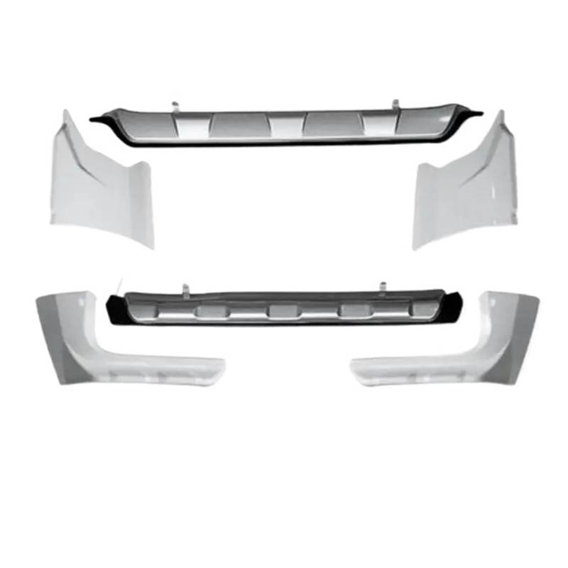 DACOLWZING Auto Vorne Hinten Stoßstange Lip Diffusor Abdeckung Seite Schürzen Kompatibel for CRV CR-V 2021 2022 + ABS Chrom Farbe(White Body kit) von DACOLWZING