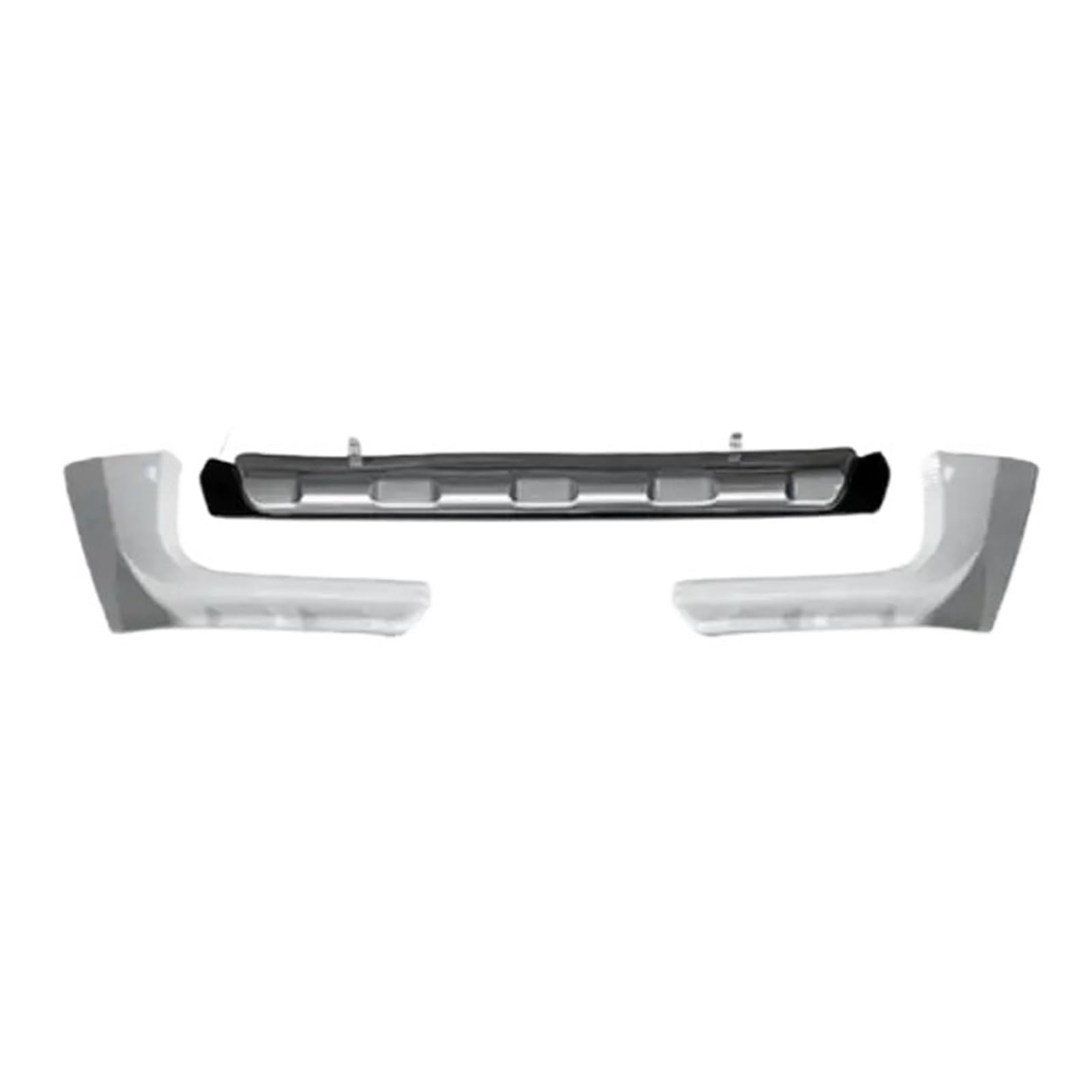 DACOLWZING Auto Vorne Hinten Stoßstange Lip Diffusor Abdeckung Seite Schürzen Kompatibel for CRV CR-V 2021 2022 + ABS Chrom Farbe(White Front Lip) von DACOLWZING