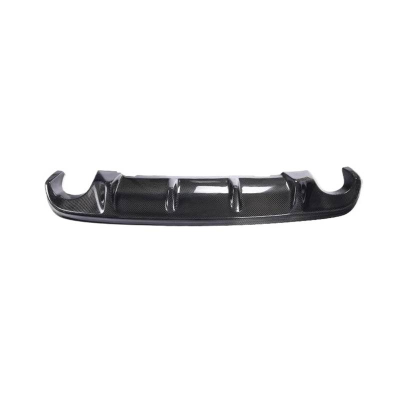 DACOLWZING Autospoiler Stoßstange Frontlippe Splitter Heckspoilerlippe Diffusor Seitenschweller Kompatibel for Infiniti Q70 Q70L 2015-2019 Kohlefaser(Rear Bumper) von DACOLWZING