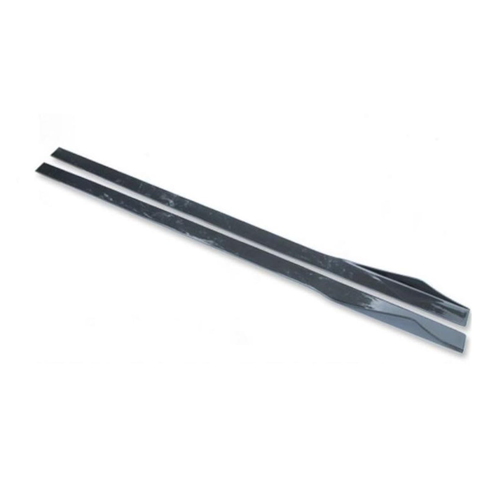 DACOLWZING Autospoiler Stoßstange Frontlippe Splitter Heckspoilerlippe Diffusor Seitenschweller Kompatibel for Infiniti Q70 Q70L 2015-2019 Kohlefaser(Side skirts) von DACOLWZING