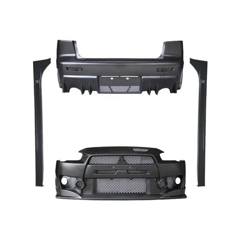 DACOLWZING Autostoßstange Kompatibel for Lancer 2009-2015 Upgrade FQ Style Frontstoßstange Heckstoßstange Seitenschweller Weiteres Auto-Außenzubehör von DACOLWZING