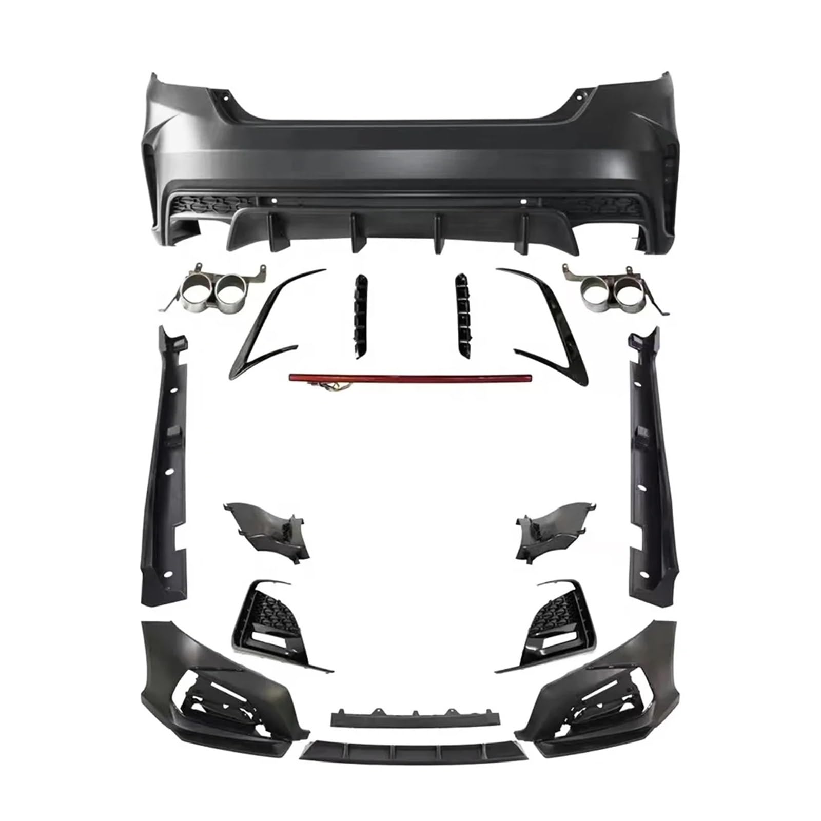 DACOLWZING Autostoßstange kompatibel for ACCORD -Yufer Style 2018 Auto Frontstoßstange Heckstoßstange Seitenschweller Accord PP-Kunststoffmaterial DACOLWZING Autostoßstange kompatibel for ACCORD -Yufer Style 2018 Auto Frontstoßstange Heckstoßstange Seitenschweller Accord PP-Kunststoffmaterial von DACOLWZING