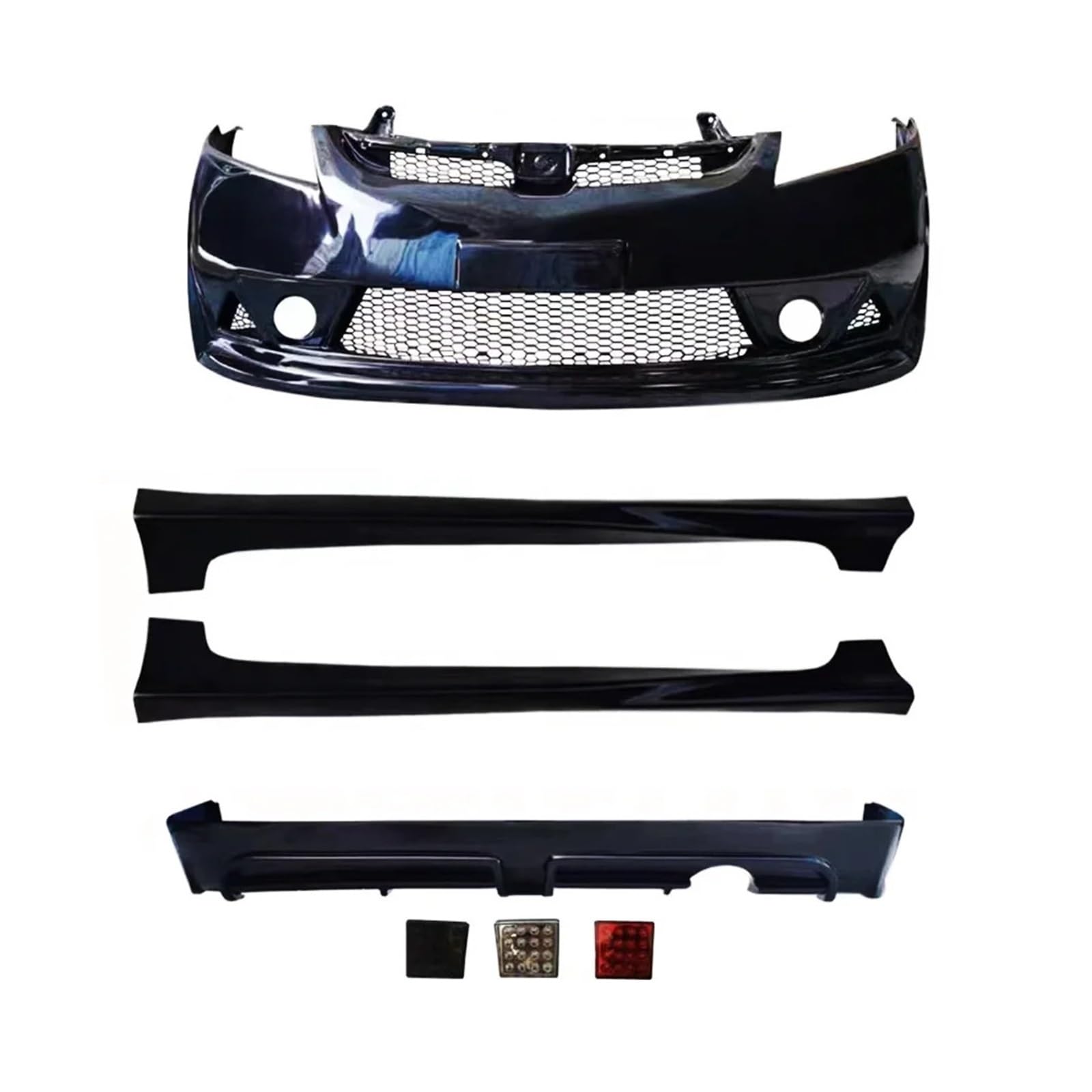 DACOLWZING Autostoßstange kompatibel for Civic Type-R 2006-2011 Bodykit mit Frontstoßstange, Hecklippe, Seitenschweller DACOLWZING Autostoßstange kompatibel for Civic Type-R 2006-2011 Bodykit mit Frontstoßstange, Hecklippe, Seitenschweller von DACOLWZING