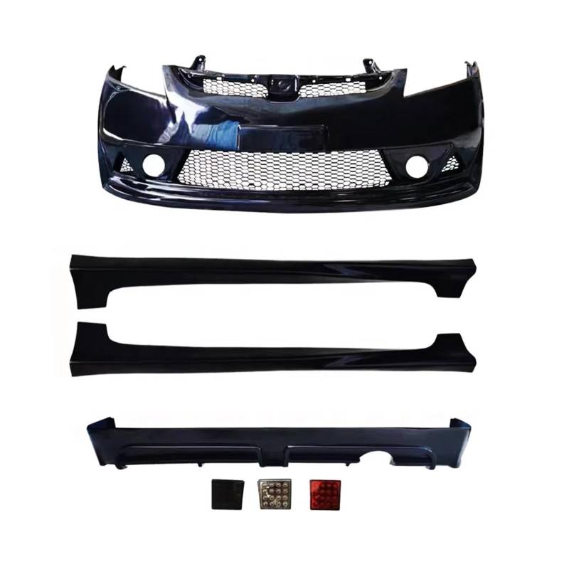 DACOLWZING Autostoßstange kompatibel for Civic Type-R 2006-2011 Bodykit mit Frontstoßstange, Hecklippe, Seitenschweller von DACOLWZING