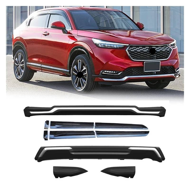 DACOLWZING Autoteile Auto Stoßfänger Body Kit Frontlippe Hecklippe Seitenschweller Kompatibel for HRV -VEZEL 2022 2023 PP-Kunststoff von DACOLWZING