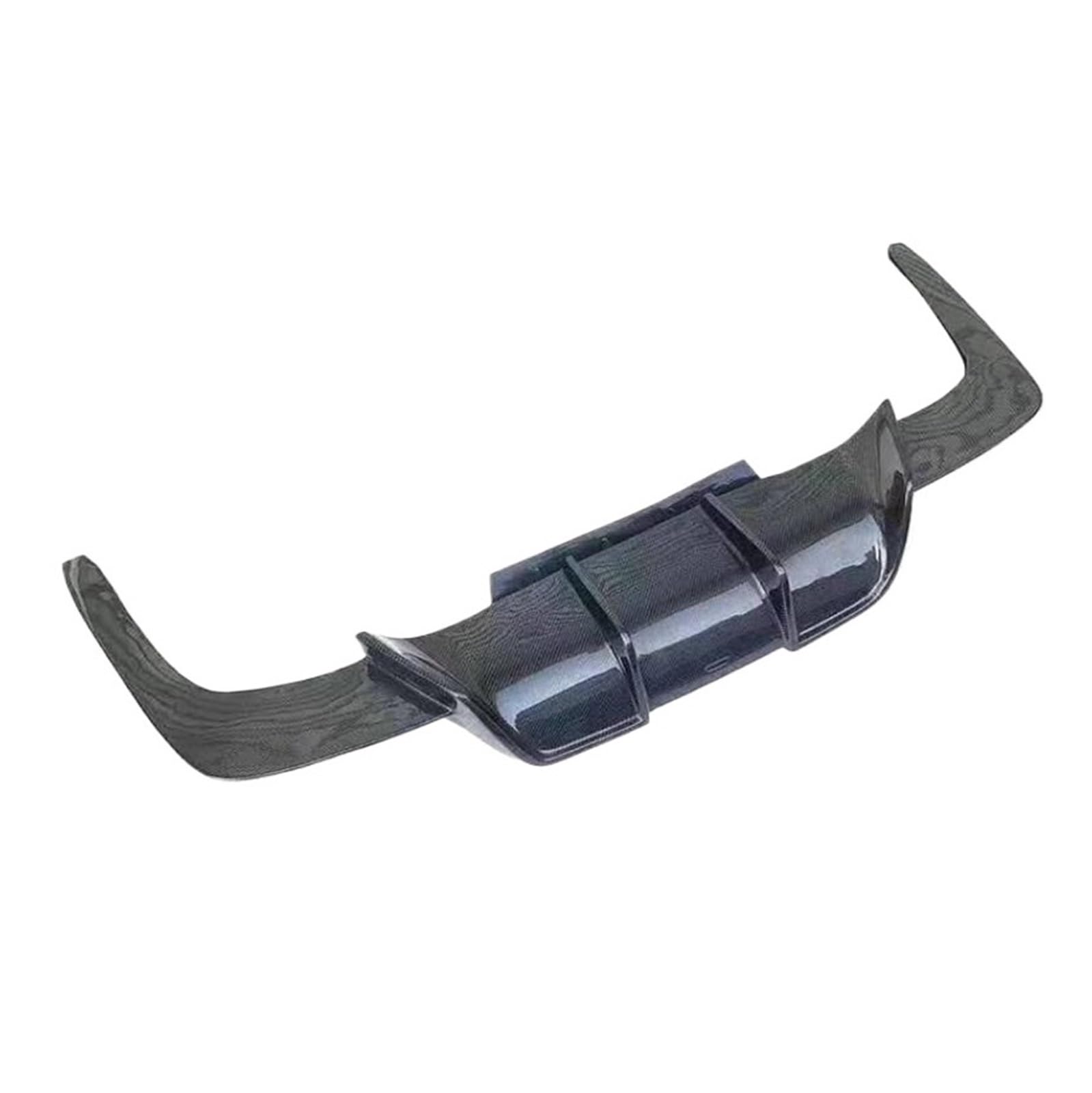 DACOLWZING Body Kit Auto Frontstoßstange Lippe Heckdiffusor Seitenschweller Spoiler Kompatibel for BMW F06 F12 F13 640i 650i 6er M6 2012-2019 Kohlefaser(Rear Diffuser) von DACOLWZING