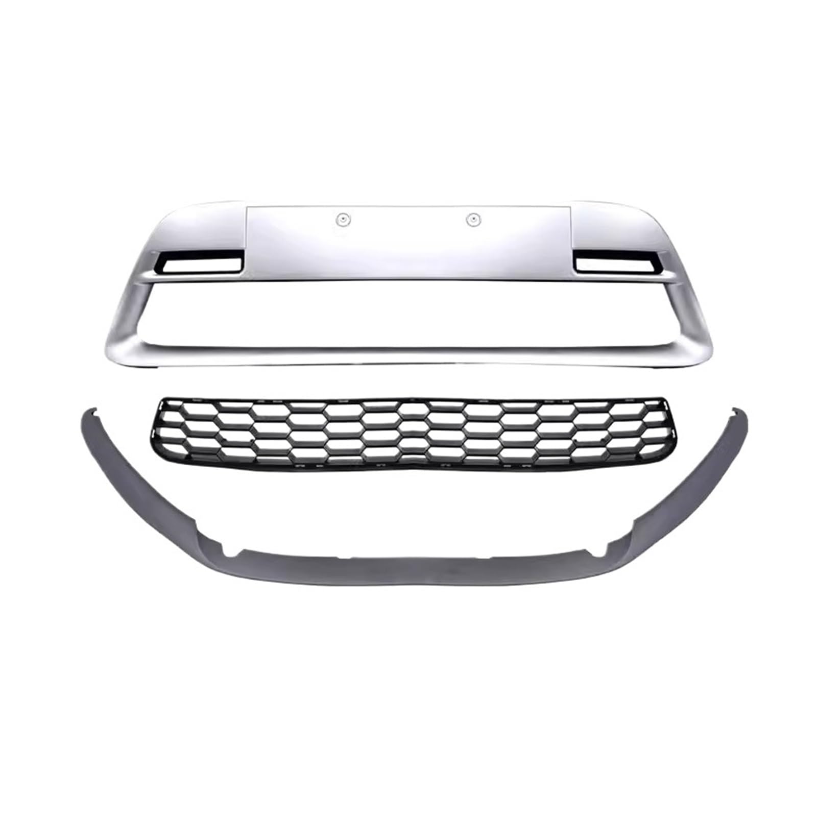 DACOLWZING Body Kit Grill Maske Gitter Kühlergrill Frontstoßstange Netz Frontlippe Montage Kompatibel for Mondeo 2007-2010 Autozubehör(Body kit) von DACOLWZING