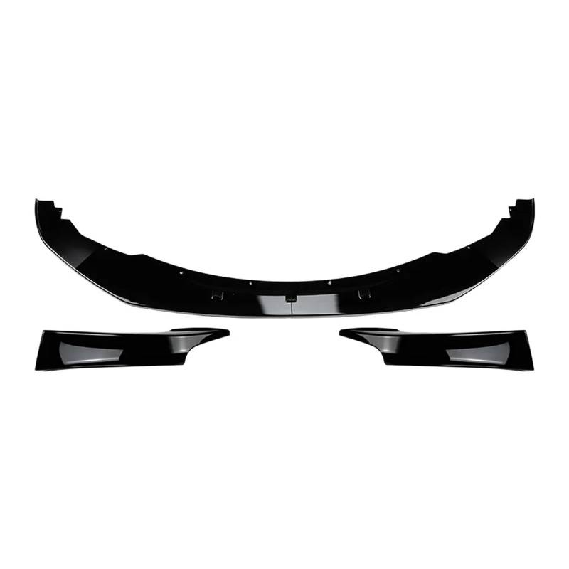 DACOLWZING Canard Cover Trim Splitter Frontspoilerlippe Kompatibel for BMW 1er F20 F21 M Sport Style 2012 bis 2014 Glanzschwarze Kohlefaser(1 Set Gloss Black) von DACOLWZING