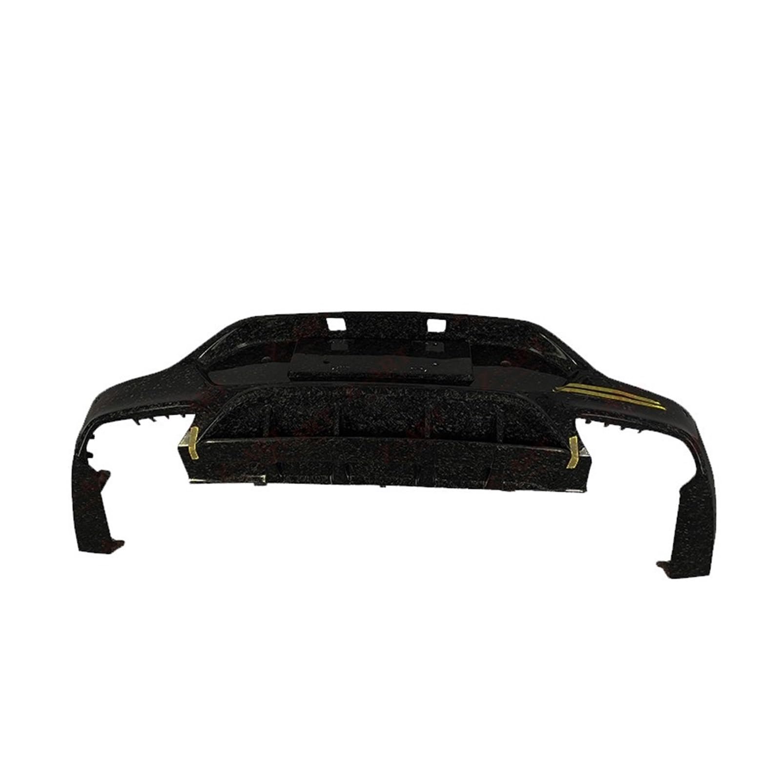 DACOLWZING Carbon Fiber Heckdiffusor Hecklippe Facelift Stoßstange Low Spoiler Kompatibel for Benz GLC Coupe 2015-2022 GTS Coupe Carbon Fiber(FORGED CF) von DACOLWZING