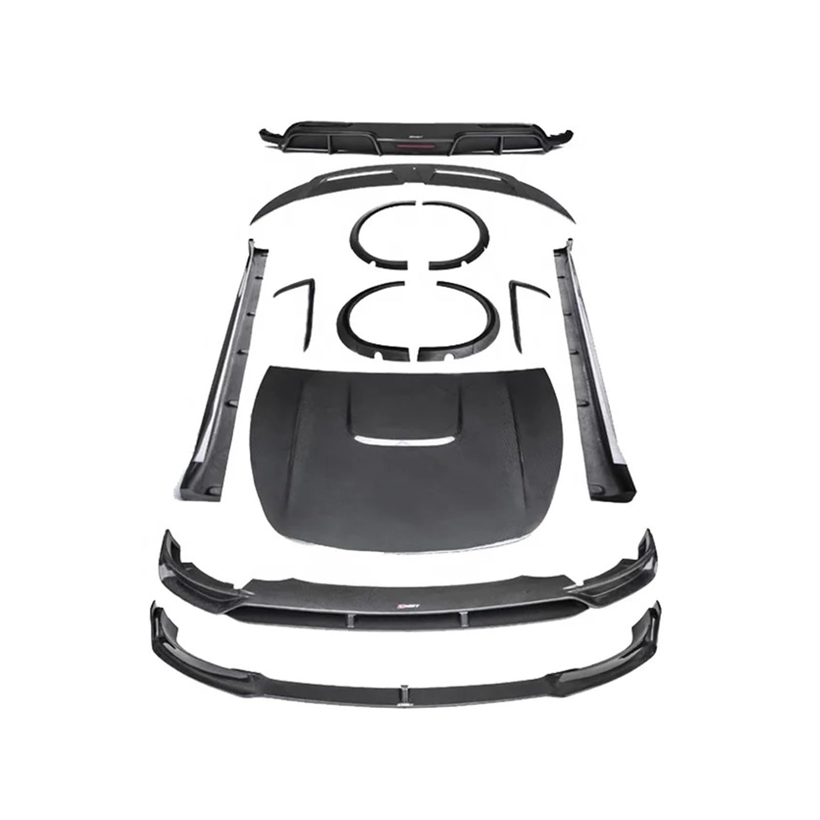 DACOLWZING Carbonfaser-Frontlippe, Hecklippe, Seitenschweller, Spoiler, Motorhaube, Radkappe, kompatibel mit Tesla-Modell Y, Upgrade-Karosserie-Kit im CMST-Stil DACOLWZING Carbonfaser-Frontlippe, Hecklippe, Seitenschweller, Spoiler, Motorhaube, Radkappe, kompatibel mit Tesla-Modell Y, Upgrade-Karosserie-Kit im CMST-Stil von DACOLWZING